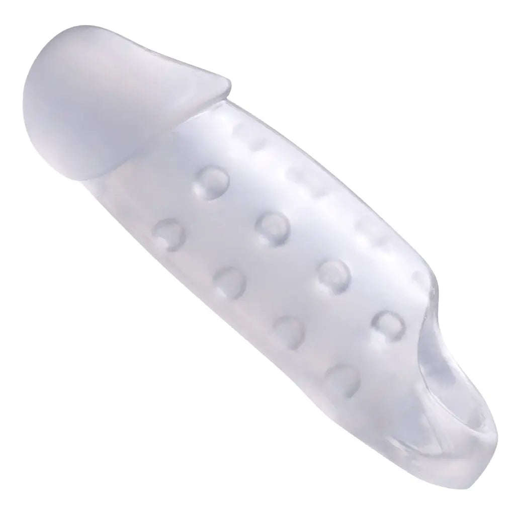 Textured silicone finger sleeve with raised bumps for Tom Of Finland Smooth Cock Enhancer