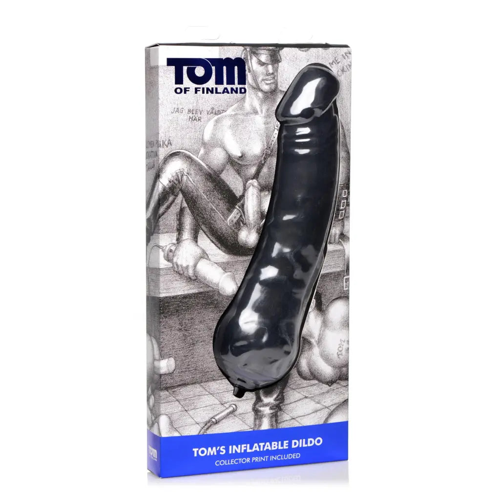 Tom Of Finland Tom’s Inflatable Silicone Dildo in original product packaging for sale