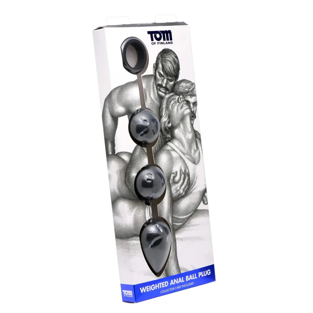 Tom Of Finland Weighted Anal Ball Beads - ultimate finland weighted anal ball set