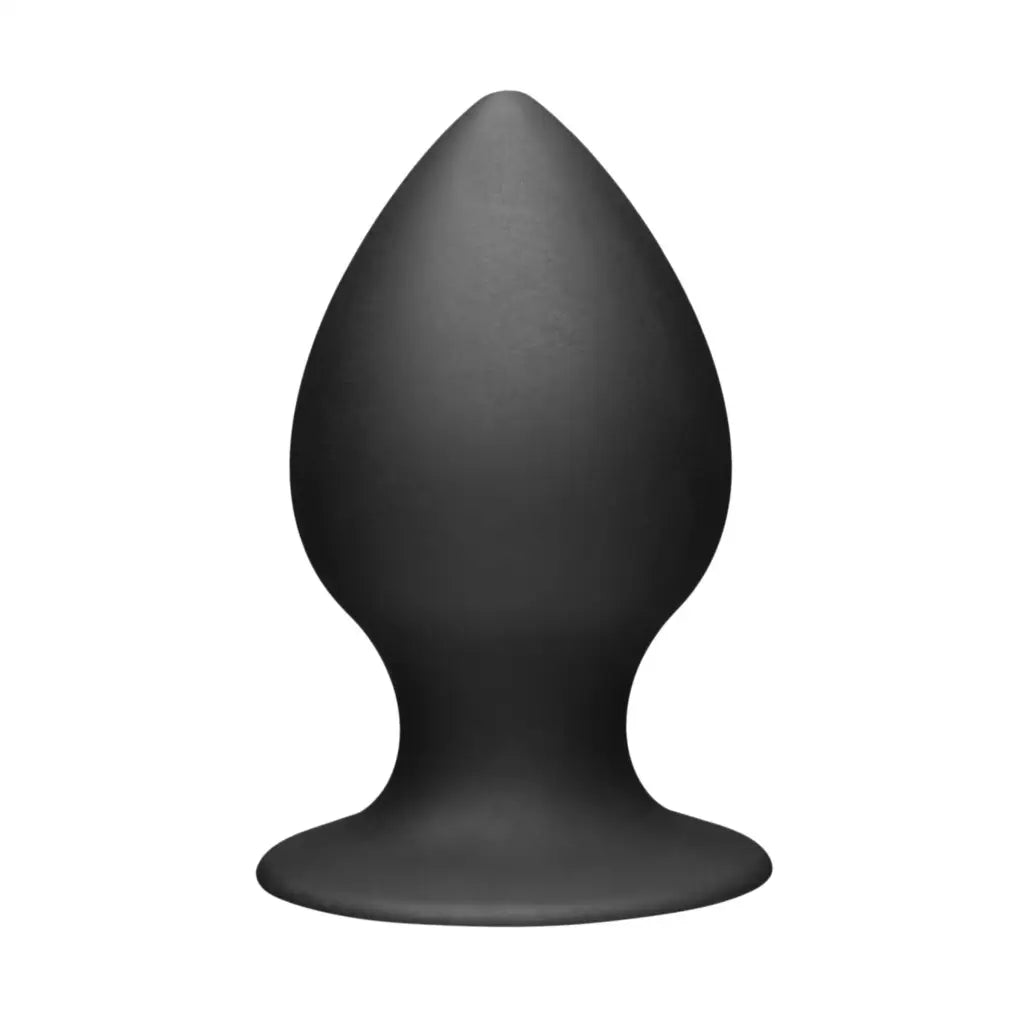 Tom Of Finland XL Silicone Anal Plug with teardrop tip and flared base