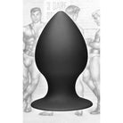 Tom Of Finland XL Silicone Anal Plug - black silicone butt plug with a flared base