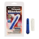 CalExotics Stimulators Blue Travel Blaster W/silicone Sleeve Waterproof at the Haus of Shag