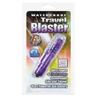 CalExotics Stimulators Purple Travel Blaster W/silicone Sleeve Waterproof at the Haus of Shag