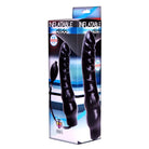 Trinity Vibes Realistic Dildo Black Inflatable Dildo at the Haus of Shag