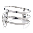 Master Series Collar Trinity Stainless Steel Locking Collar at the Haus of Shag