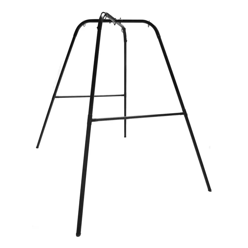 Black metal sex swing stand from Trinity Vibes Ultimate Sex Swing collection
