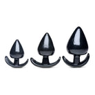 Master Series Plug Triple Spades 3 Piece Anal Plug Set at the Haus of Shag