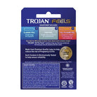 Trojan All The Feels Condoms - Straight Shape, Pack of 3 for ultimate sensation and comfort