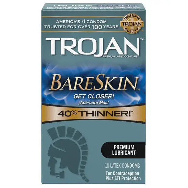 Trojan Bareskin Condoms - Trojan Bar at 40%, ensuring reliability and ultra-thin protection