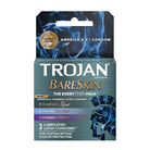 Trojan Bareskin EveryThin 3-Pack - Bareskin Raw Original and Studded - Condoms