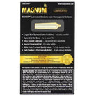 Close-up of a package of Trojan Magnum Condoms with a gold medal, highlighting quality