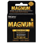 Image of Trojan Magnum Gold Collection - Box Of 3 extra size condoms for ultimate comfort