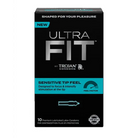 Trojan Ultrafit Sensitive Tip Feel 10 ct. - Condoms