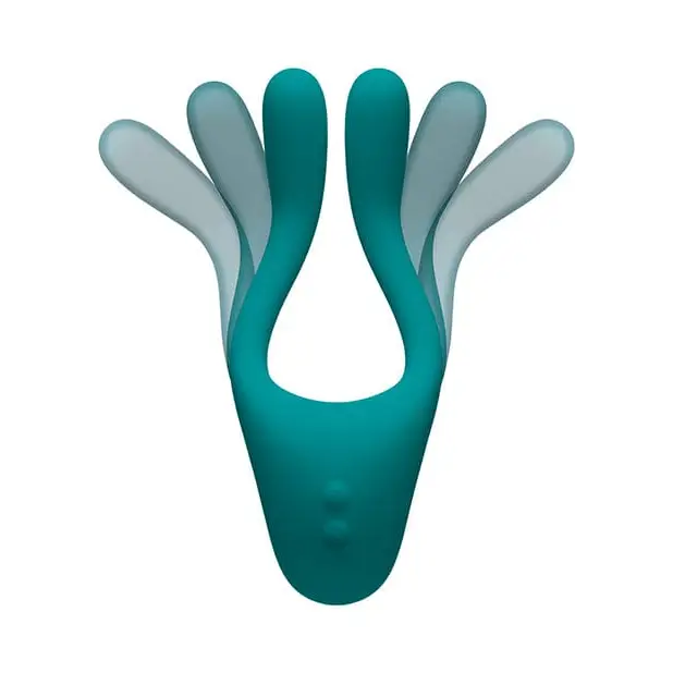 Green Tryst V2 Bendable Multi Zone Massager with long and short ears, remote included