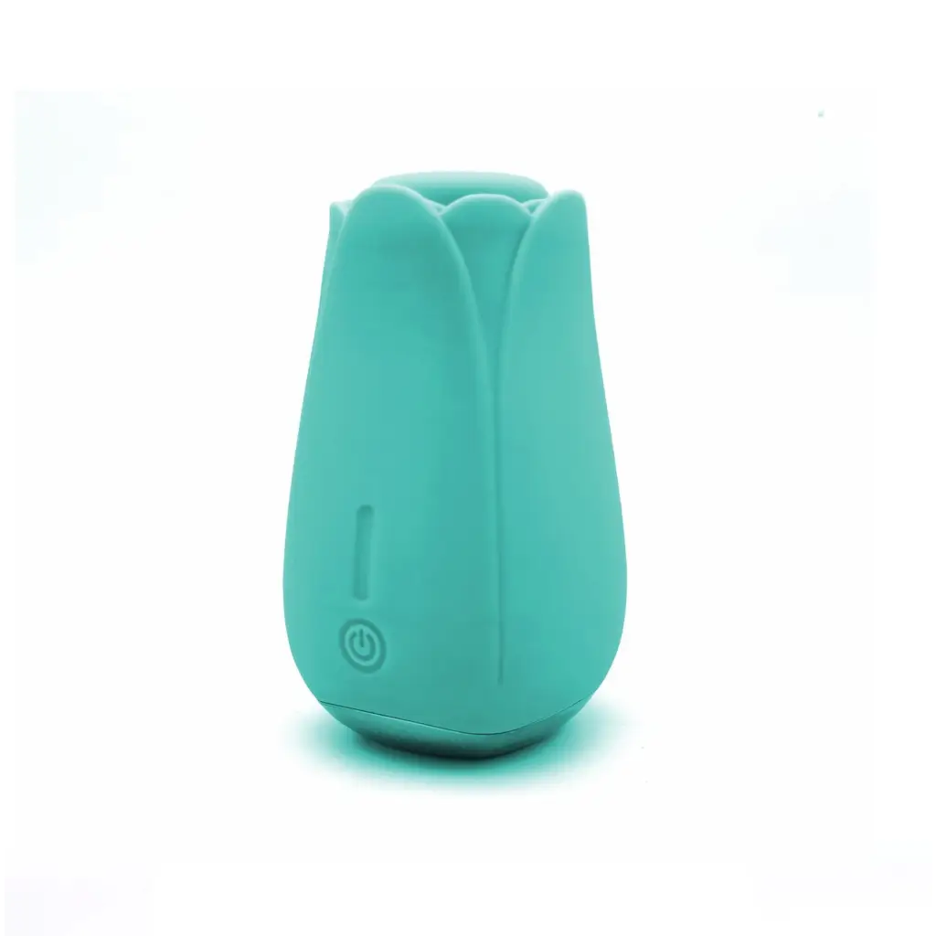 Tulip Pro Suction Vibe Rechargeable - Teal - Clitoral Stimulant