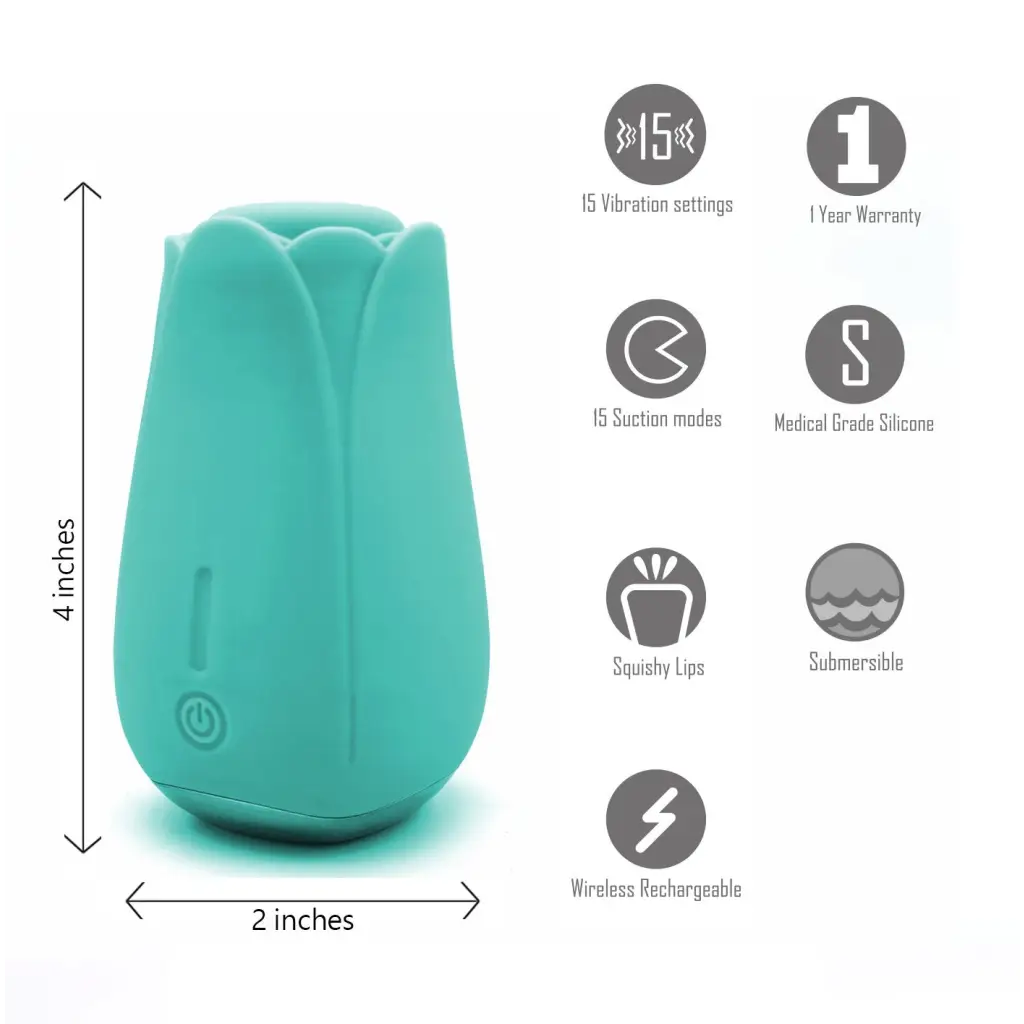 Tulip Pro Suction Vibe Rechargeable - Clitoral Stimulant