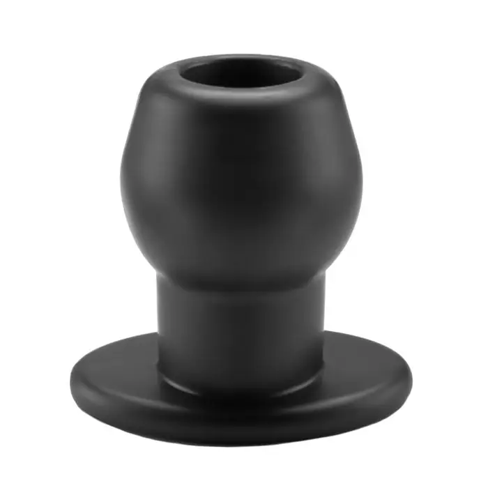 Tunnel Plug Medium Black - Butt Plug