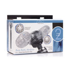 Wand Essentials New-products Clear Twin Turbo Strokers 2 In 1 Wand Attachment For Men at the Haus of Shag