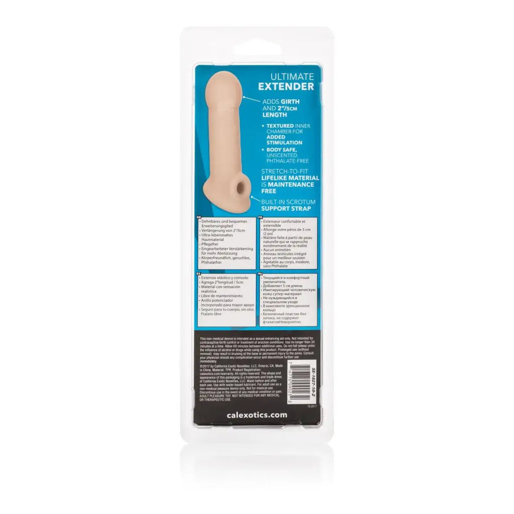 CalExotics Sextoys for Men Ultimate Extender Ivory at the Haus of Shag