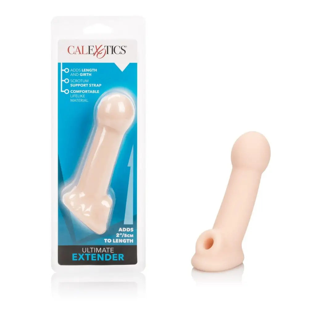 CalExotics Sextoys for Men Ultimate Extender Ivory at the Haus of Shag