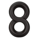 CalExotics Penis Enhancement Ultra Soft Crazy 8 Ring - Black at the Haus of Shag