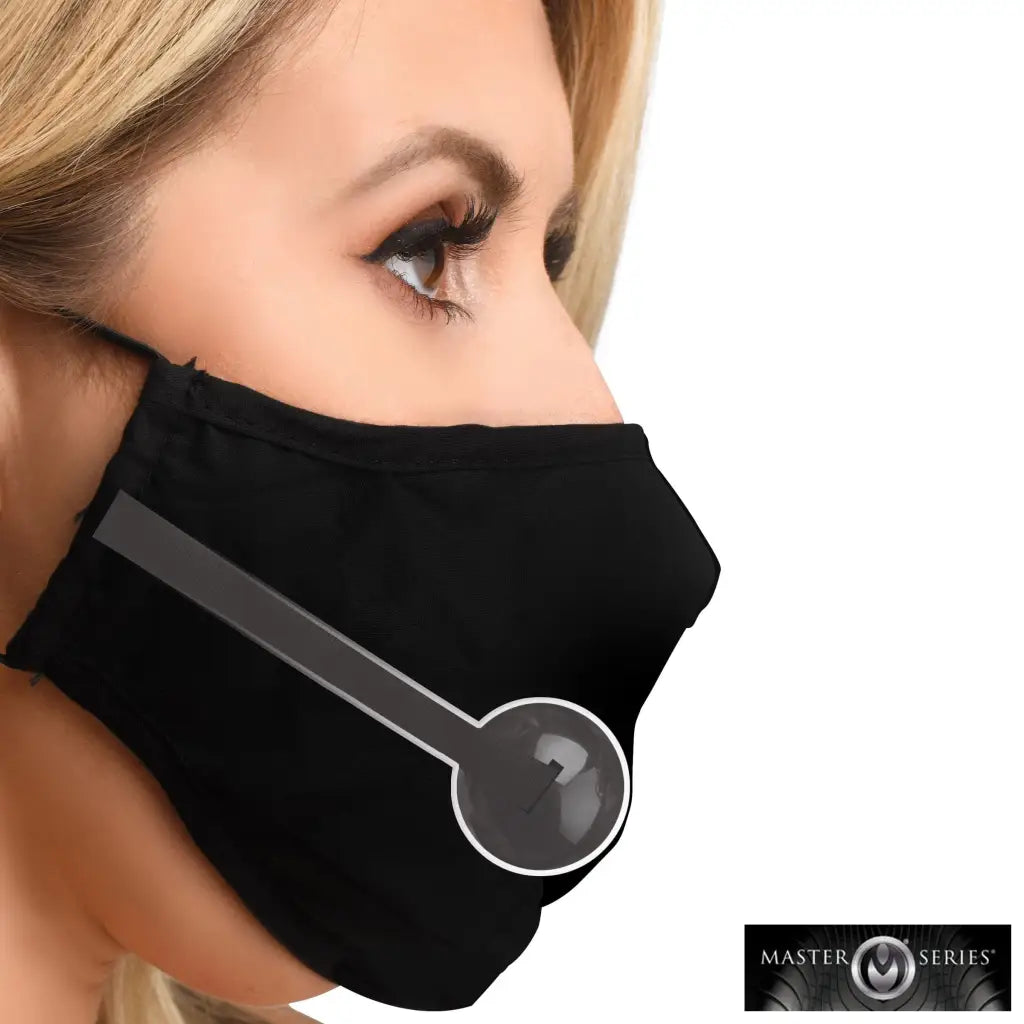 Under Cover Ball Gag Face Mask: Publicly silence your partner with a rubber  ball gag – The Haus of Shag