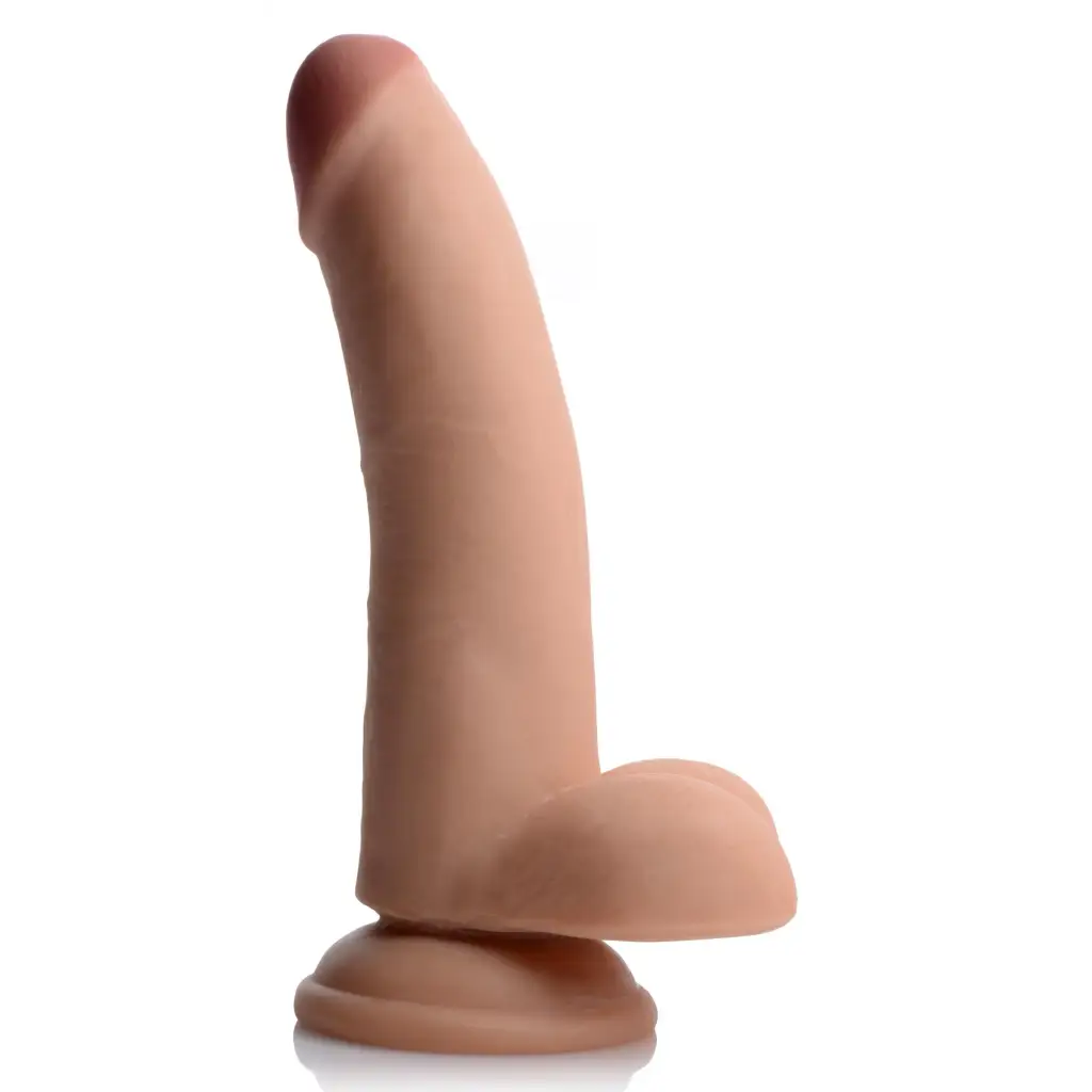 Usa Cocks 8in Ameriskin Dildo Light(out Beg Sep) - Flesh - Realistic Dildo