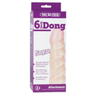 Vac-u-lock 6’ Raging Hard On Realistic Dong - White adult novelty product packaging