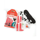 Doc Johnson Dongs & Dildos Vac-u-lock Crystal Jellies Set - Pink at the Haus of Shag