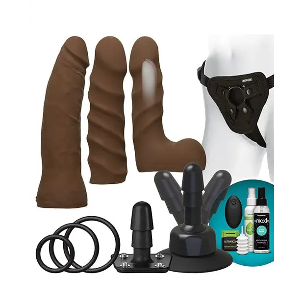 Doc Johnson Dongs & Dildos Vac-u-lock Dual Density Starter Set W/wireless Remote at the Haus of Shag