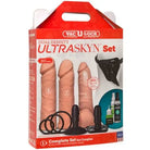 Doc Johnson Dildos Vac-U-Lock Dual Density ULTRASKYN Set Vanilla at the Haus of Shag