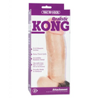 Doc Johnson Strap Ons Vac-u-lock Kong Realistic - White at the Haus of Shag