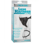 Doc Johnson Strap Ons Vac-u-lock Platinum Edition Accessories Luxe Harness - Black at the Haus of Shag