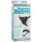 Doc Johnson Strap Ons Vac-u-lock Platinum Edition Accessories Supreme Harness - Black at the Haus of Shag