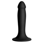 Vac-u-lock Smooth Silicone Dong - Black: Premium black silicone for secure attachment