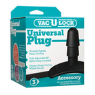 Doc Johnson Dongs & Dildos Vac-u-lock Universal Plug - Black at the Haus of Shag