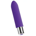 Purple Vedo Bam Mini Rechargeable Bullet Vibe with Metallic Base