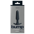 Black VeDO Bump Rechargeable Anal Vibrator in sleek packaging labeled ’bump’