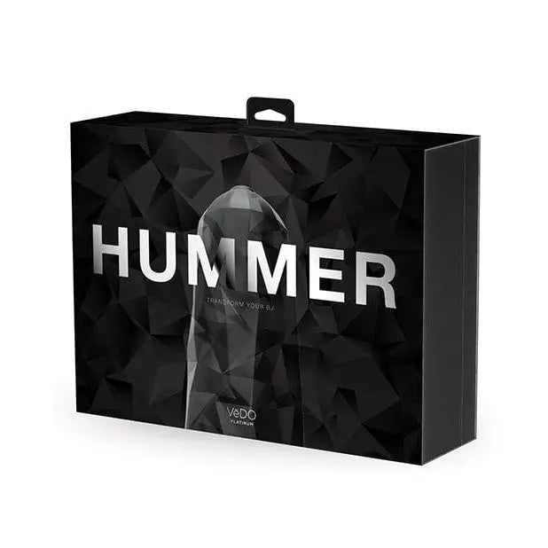 Vedo Hummer Transform Your BJ Masturbator - Just Black packaging box for Humer perfume