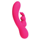 Pink Vedo Kinky Bunny Plus Rechargeable Dual Vibe with curved shape and extension