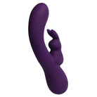 Vedo Kinky Bunny Plus Rechargeable Dual Vibe: Purple Silicone Massager with Rabbit Attachment