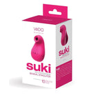 VeDO Stimulators Foxy Pink Vedo Suki Rechargeable Vibrating Sucker at the Haus of Shag