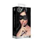 Velvet & Velcro Eye Mask Adjustable Black - Blindfold