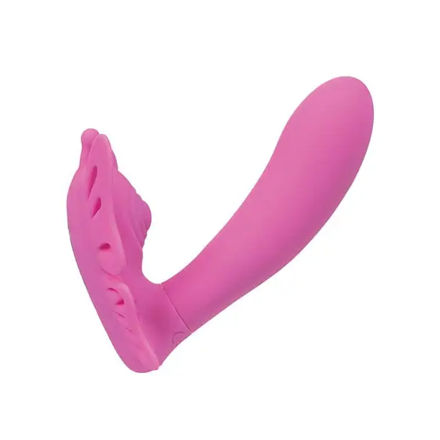 CalExotics Stimulators Venus Butterfly Silicone Remote Pulsating Venus G - Pink at the Haus of Shag