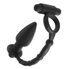 Adult toy with attachments: Viaticus Dual Cock Ring and Anal Plug Vibe