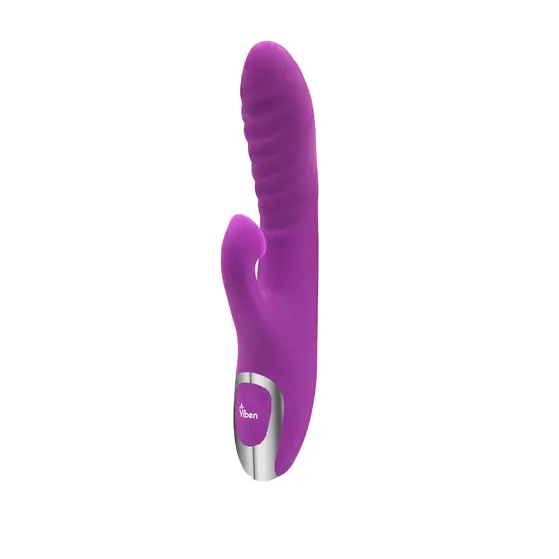 Viben Frenzy Rabbit Vibe W/ Clit Suction Berry - Rabbit