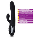 Viben Hypnotic Thrusting Rabbit W/ Clit Stim - Black - Rabbit