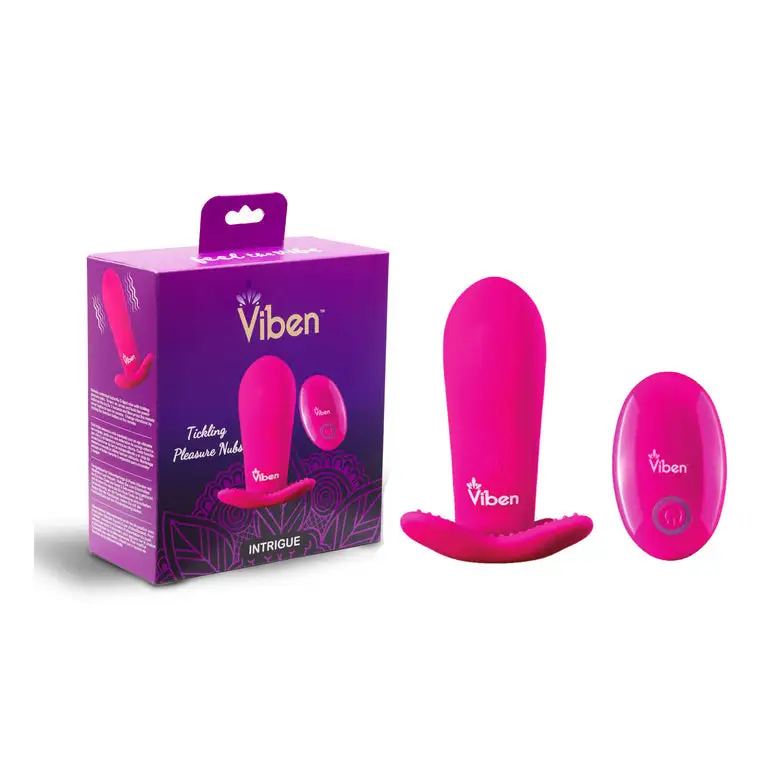 Viben Intrigue Panty Vibe W/ Pleasure Nubs Hot Pink - Strapless Strap