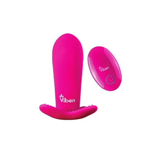 Viben Intrigue Panty Vibe W/ Pleasure Nubs Hot Pink - Strapless Strap