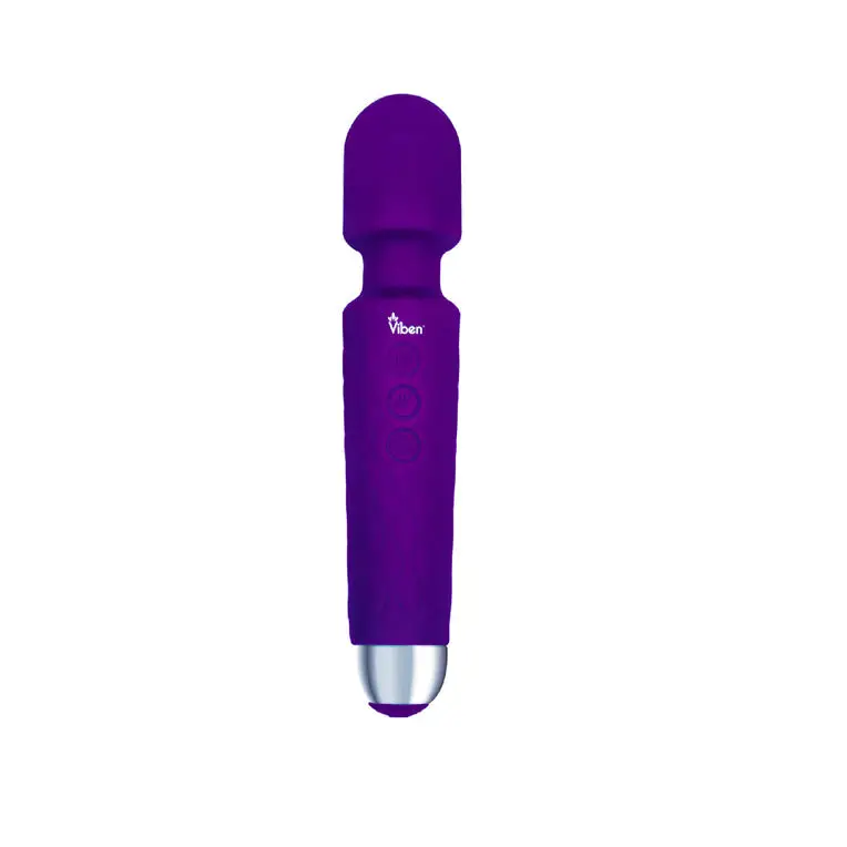 Viben Tempest Intense Wand Massager - Violet - Wand